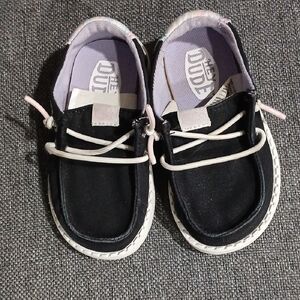 Hey Dude Black Kids Shoes